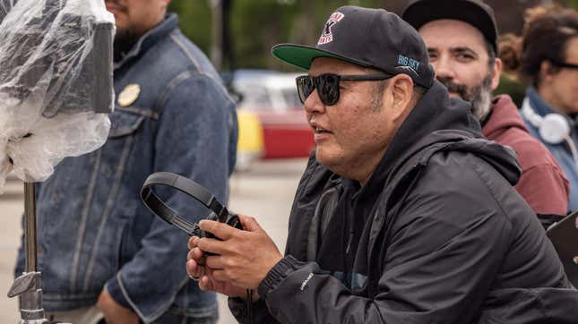 Blackhorse Lowe directing Reservation DogsPhoto: Shane Brown/FX