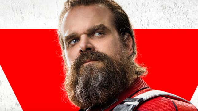 David Harbour as Red Guardian in Marvel's Black Widow. 