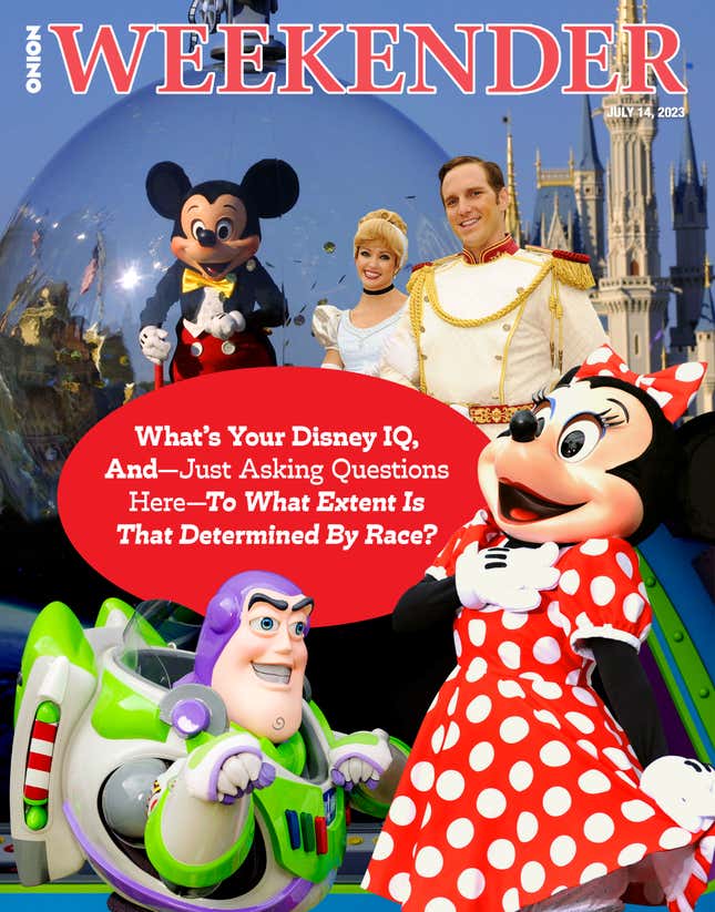 Image for article titled What’s Your Disney IQ, And—Just Asking Questions Here—To What Extent Is That Determined By Race?