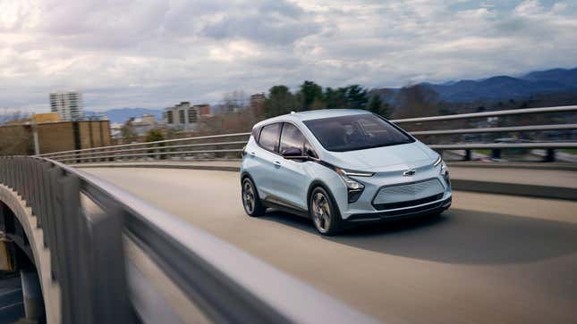 The 2023 Chevrolet Bolt EV is racing back into the electric car market in the U.S.