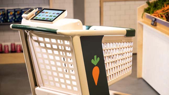 Image for article titled How Instacart’s Smart ‘Caper Cart’ Could Change the Way You Shop