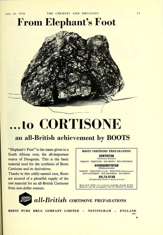 A Boots cortisone advert.