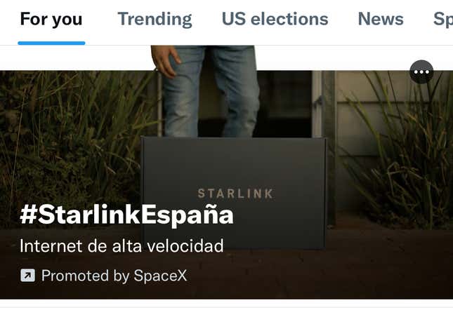 Imagen para el artículo titulado La última jugada de Elon Musk: hacer que SpaceX compre publicidad en Twitter
