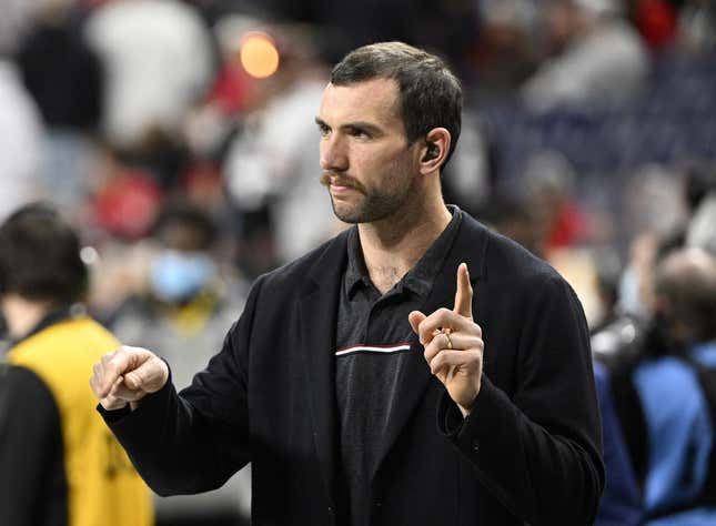 Andrew Luck is back in football as a high school coach, while studying at  Stanford