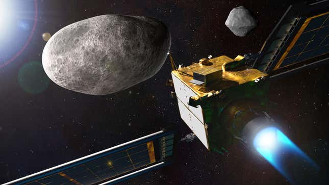 Artist’s conception of the DART mission.