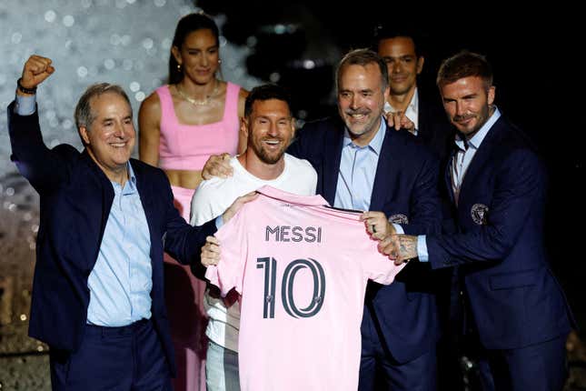 Messi was introduced to Miami on Monday (July 17) in front of 17,000 fans. 