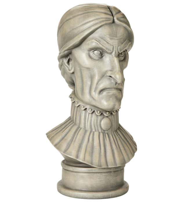 The Haunted Mansion Library Bust Statue