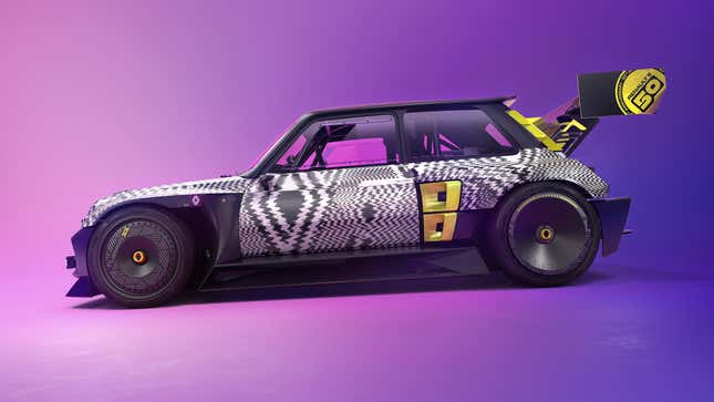 Image for article titled Renault's Latest Retro Tribute Is an Electric R5 Turbo Built for Drifting