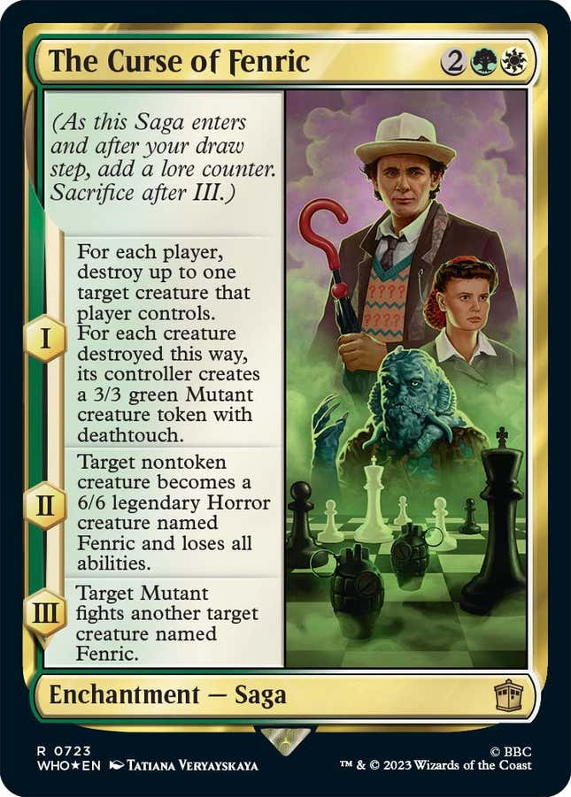 Image for article titled Magic The Gathering's Doctor Who Crossover Is a Cavalcade of Classic Heroes and Villains