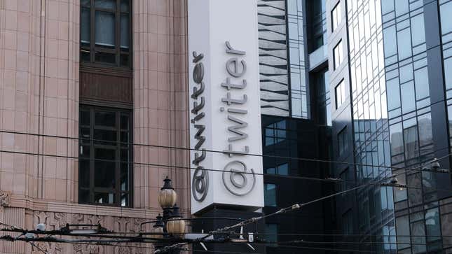 Twitter gutted its office (and staff) for parts. 