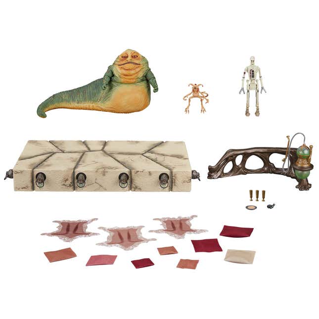 Image for article titled Hasbro&#39;s New Jabba the Hutt Star Wars Set Is Truly Gangster