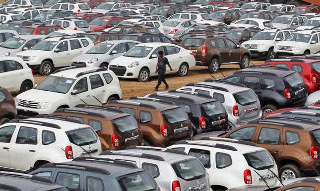 India car inventories