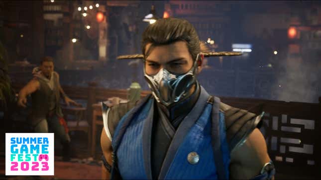 Sub Zero walks towards the camera.