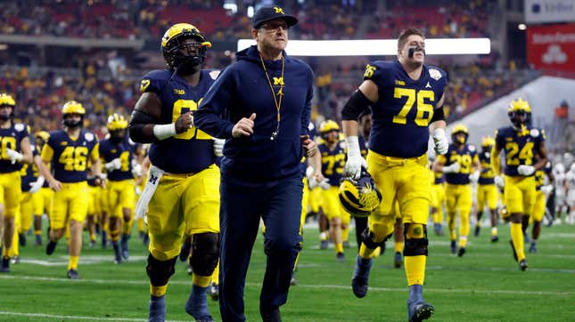 U of M and Jim Harbaugh are being investigated by the NCAA.