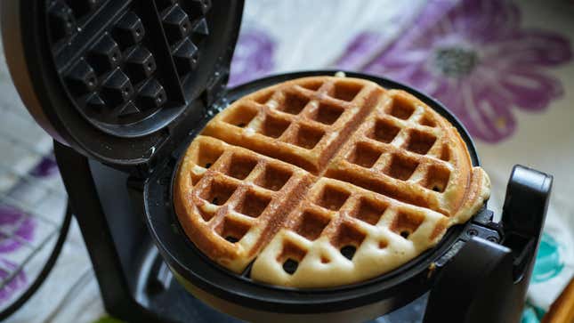 Image for article titled Grease Your Waffle Maker With Bacon Fat