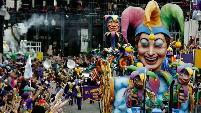 Image for article titled Weirdest Things People Do To Celebrate Mardi Gras