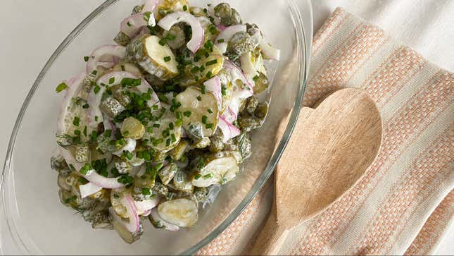 Image for article titled You Should Bring This Pickle Salad to Your Next Picnic