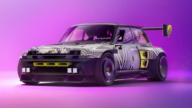 Image for article titled Renault&#39;s Latest Retro Tribute Is an Electric R5 Turbo Built for Drifting