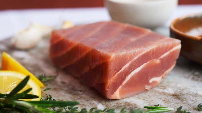 Una alternativa de salmón a base de plantas que se parece notablemente a la real