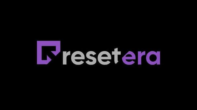 An image of ResetEra's logo sits in front of a black background. 