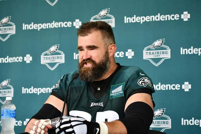 I'm a little bit ashamed': Jason Kelce apologizes for 'cheap shot' during  Eagles-Colt practice