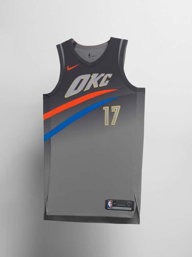 When will OKC Thunder release commemorative City Edition jersey?
