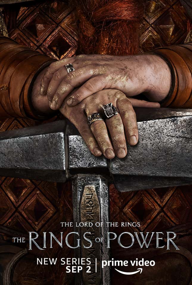 Image for article titled Give Lord of the Rings: The Rings of Power&#39;s Character Posters a Hand