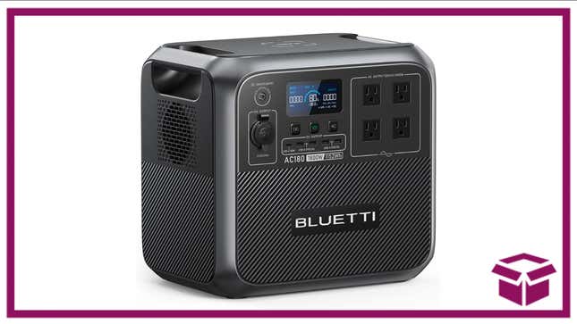 Never be in the dark again thanks to this battery backup station that charges in an hour.