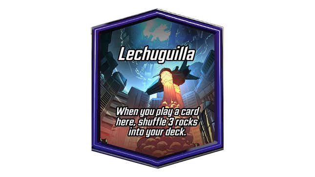 A screenshot shows the zone artwork for Lechuguilla. 