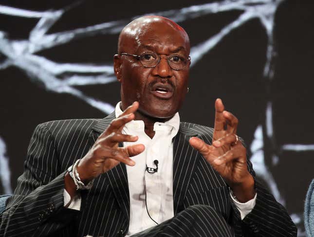 PASADENA, CALIFORNIA - JANUARY 12: Delroy Lindo of “The Good Fight” speaks during the CBS All Access segment of the 2020 Winter TCA Tour at The Langham Huntington, Pasadena on January 12, 2020 in Pasadena, California. (Photo by David Livingston/Getty Images)
