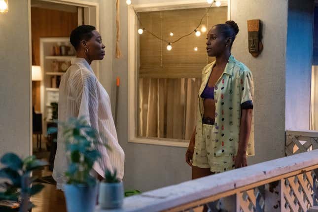 Yvonne Orji as Molly and Issa Rae as Issa in Insecure.