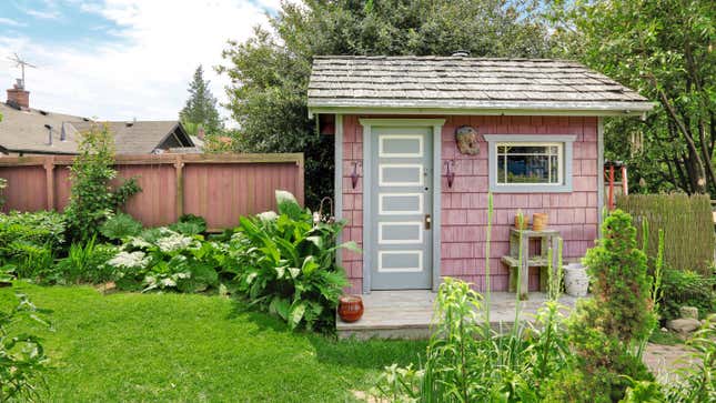 Image for article titled 12 Ways to Transform Your Backyard Shed Into Something More Useful