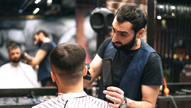 Image for article titled Customer Listens Silently As Barber Describes All Of The Actresses He’d Have Sex With