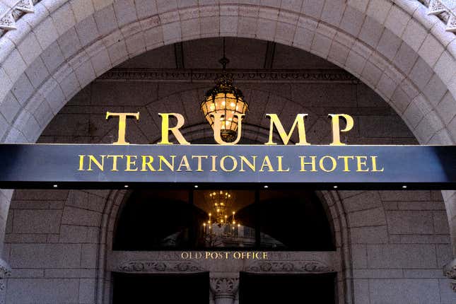 Image for article titled Trump Hotel Reportedly Raised Its Rates to Keep QAnon Trump Supporters Out and...LOL!