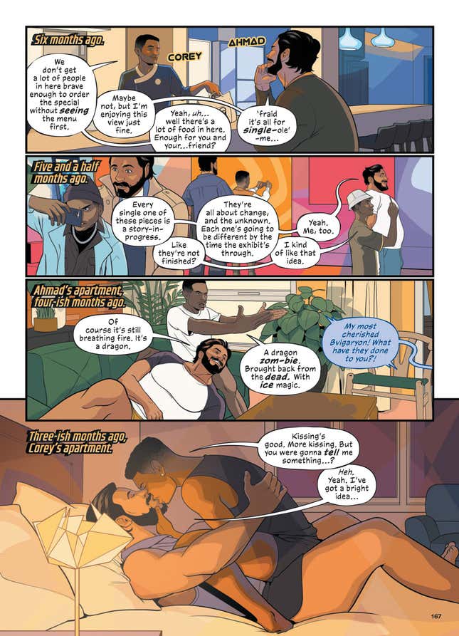 Image for article titled Queer Men Become Romantic Superheroes, Pirates, and More in Comics Anthology Young Men in Love