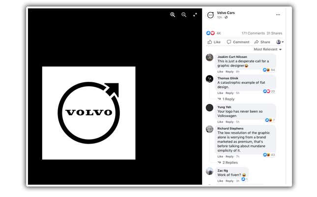 Image for article titled Volvo Updates Its Logo And I Think It Works