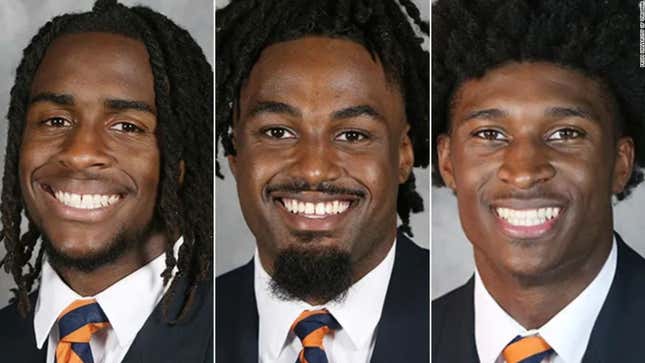 The victims left to right: Devin Chandler, D’Sean Perry and Lavel Davis Jr.