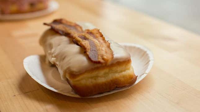 Maple bacon bar doughnut
