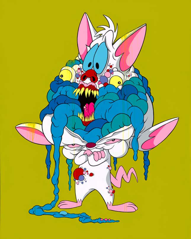 Image for article titled Your Favorite Animated Character Just Got Sick, Thanks to Artist Alex Pardee