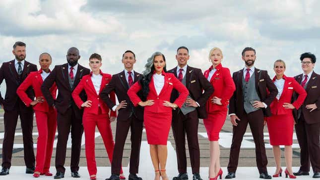 Image for article titled Virgin Atlantic Flight Crew Can Wear Any Uniform Regardless of Gender
