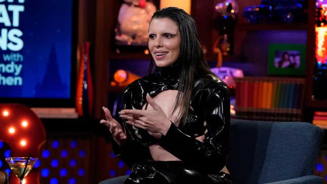 WATCH WHAT HAPPENS LIVE WITH ANDY COHEN -- Episode 20002 -- Pictured: Julia Fox -- (Photo by: Heidi Gutman/BRAVO via Getty Images)