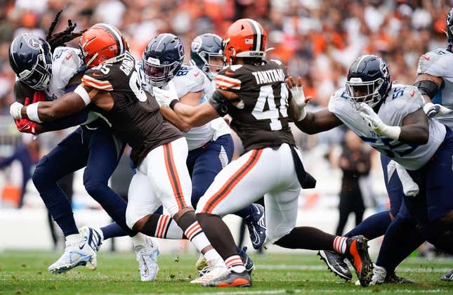 Cleveland Browns Vs. Tennessee Titans September 24 2023 Cleveland