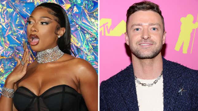 Image for article titled What Really Went Down Between Megan Thee Stallion and Justin Timberlake at the VMAs?