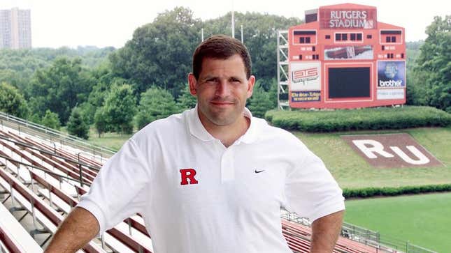 Image for article titled Greg Schiano Leaves Spotlight Of Rutgers Football For Low-Profile Buccaneers Job