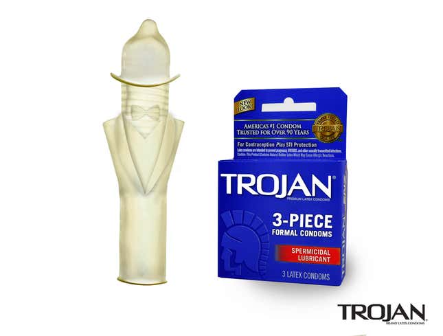 Image for article titled Trojan Unveils New 3-Piece Formal Condoms