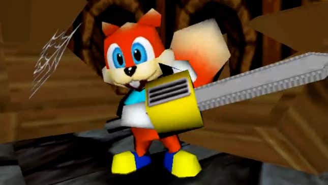 Image for article titled ROM Hack Puts Conker In Super Smash Bros.