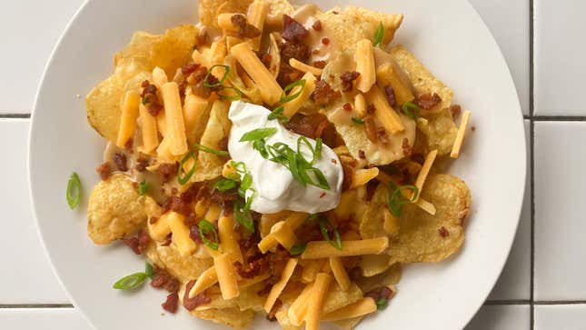 Image for article titled Make Better Irish Nachos With Guinness Beer Cheese