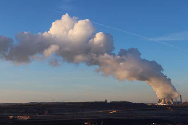 A coal-fired power plant in Germany. 