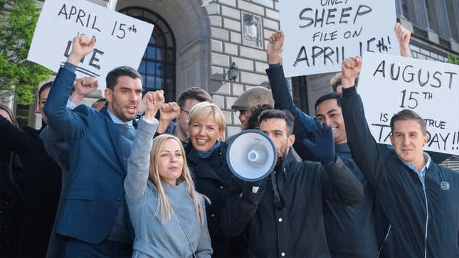 Image for article titled IRS Splinter Group Demands Taxpayers Recognize August 15 As The True Tax Day