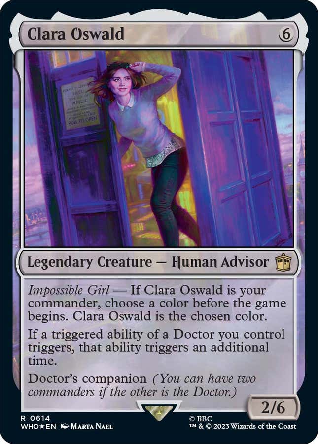 Image for article titled Magic The Gathering's Doctor Who Crossover Is a Cavalcade of Classic Heroes and Villains